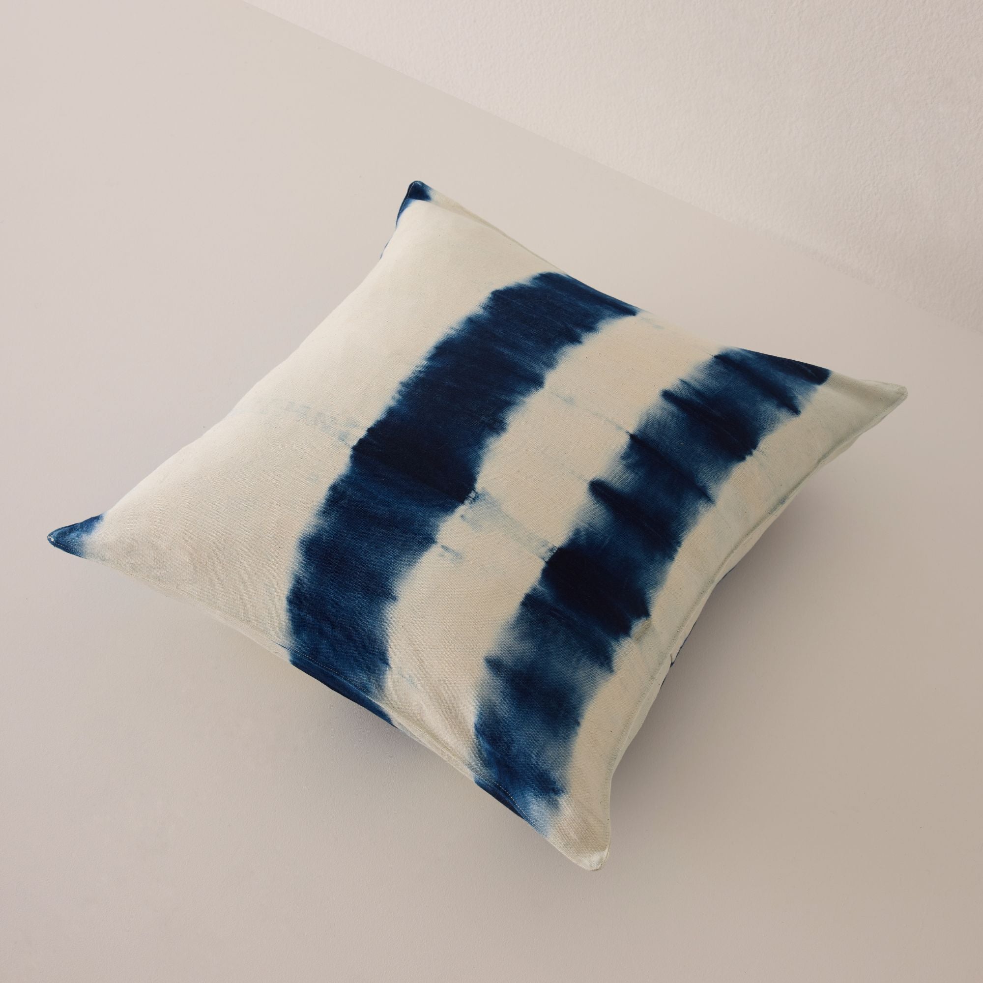 Goodee-Tensira-Cotton Cushion Cover - Color - Inverse Indigo Tie-Dye