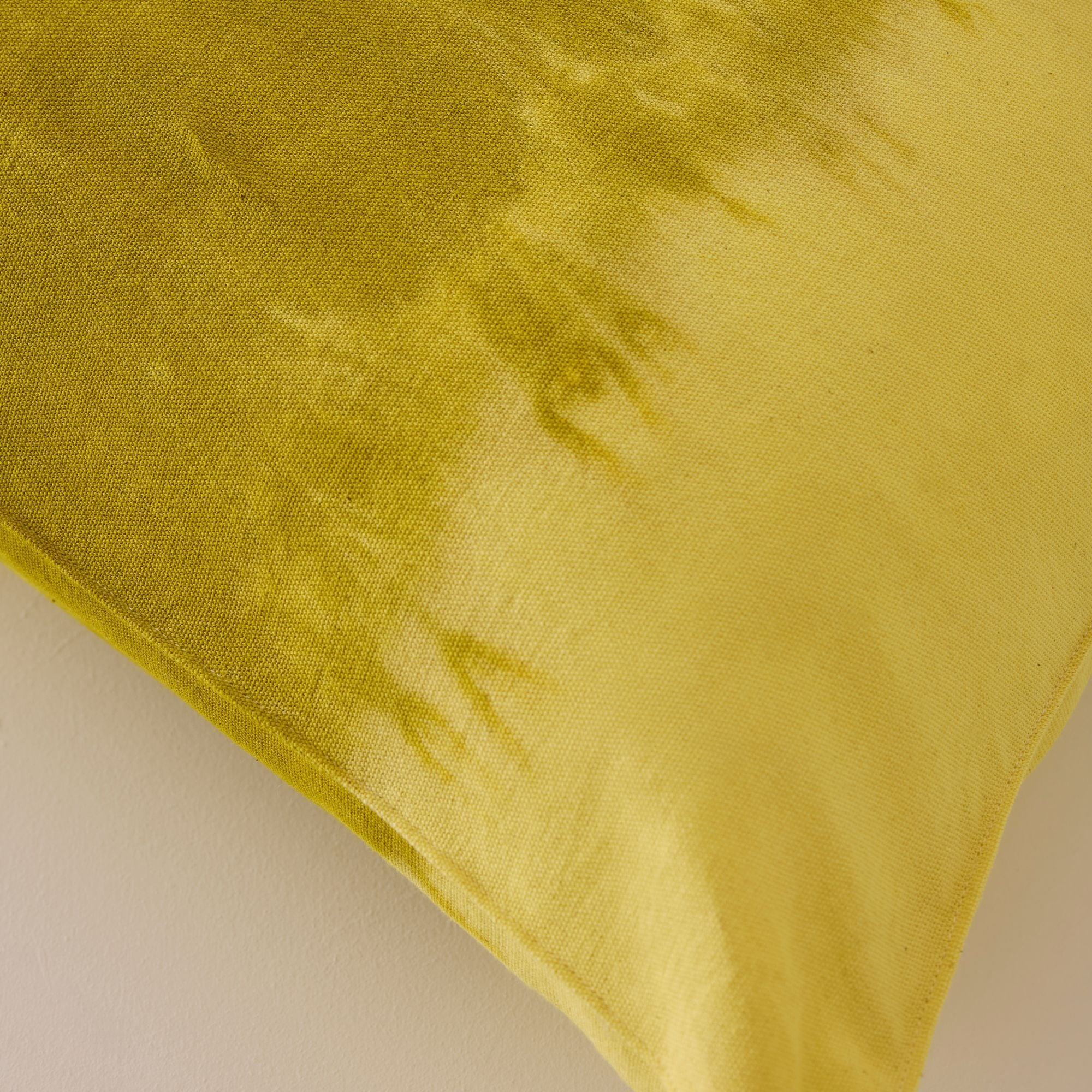 Goodee-Tensira-Cotton Cushion Cover - Color - Golden yellow Tie-Dye