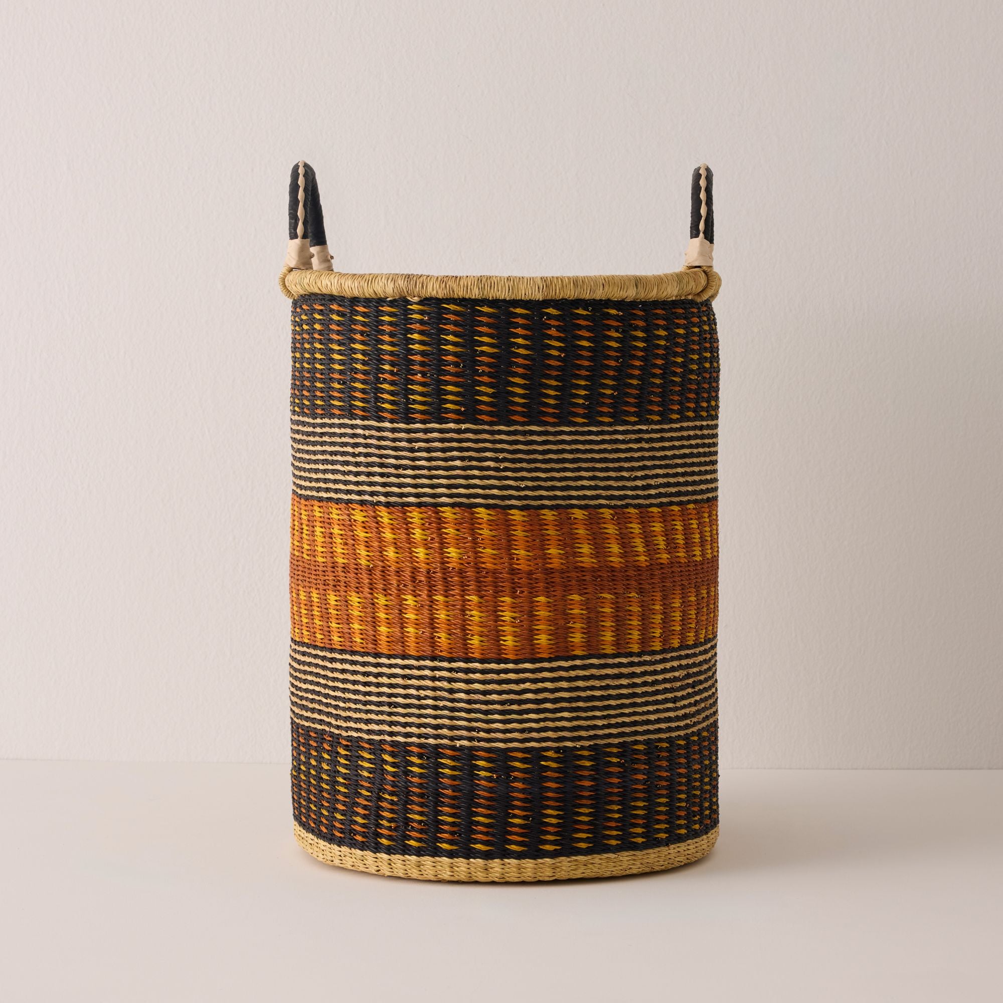 Goodee-Baba Tree-Tall Storage Basket - Exclusive - Color - Orange & Blue