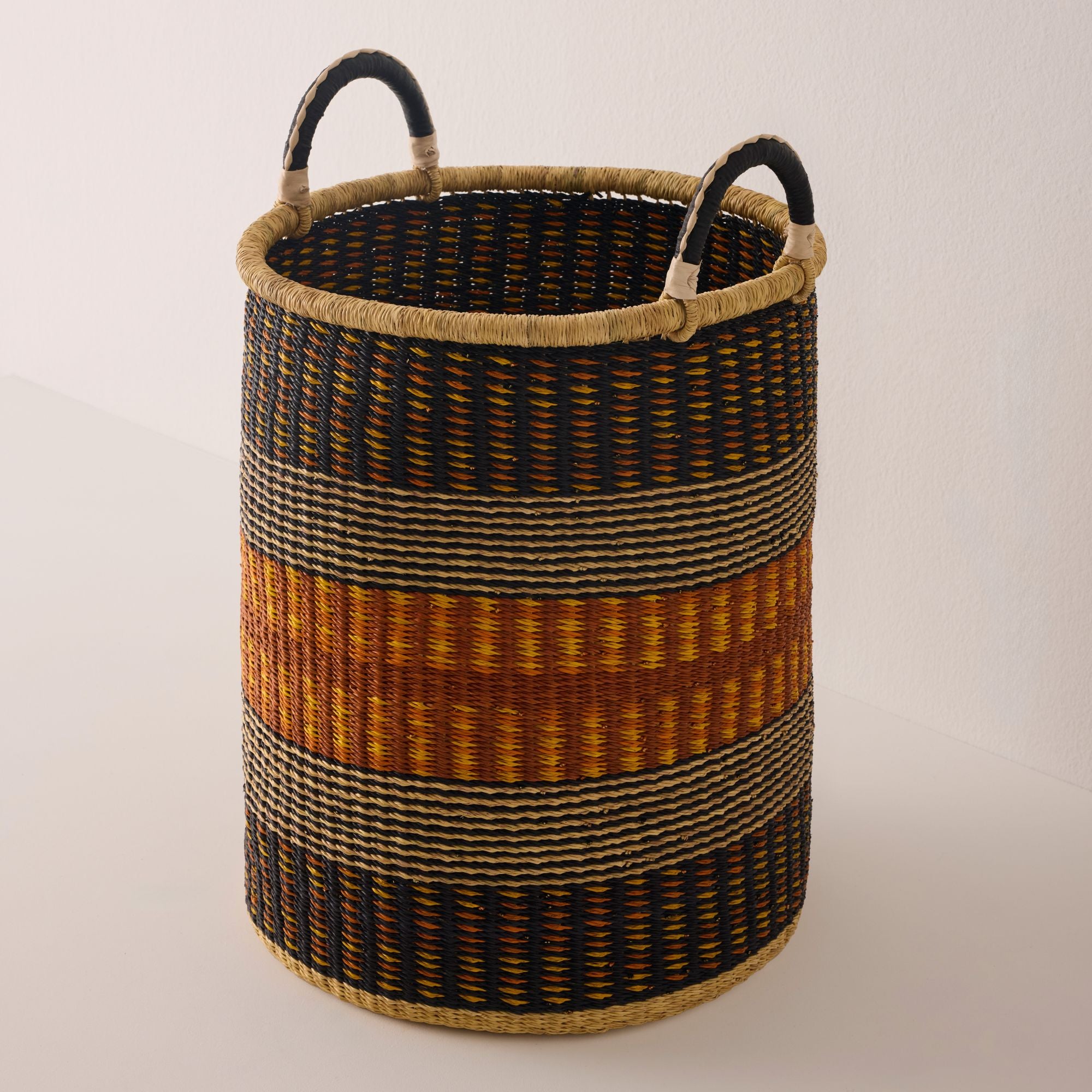 Goodee-Baba Tree-Tall Storage Basket - Exclusive - Color - Orange & Blue