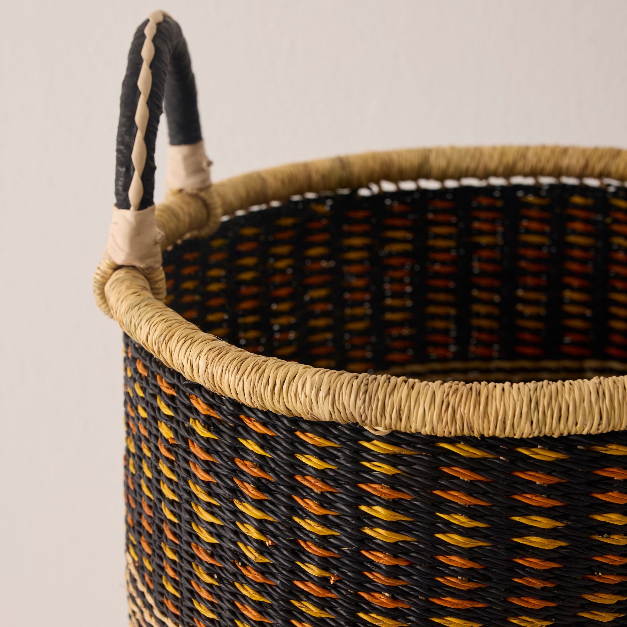 Goodee-Baba Tree-Tall Storage Basket - Exclusive - Color - Orange & Blue