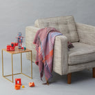 Goodee-Wallace Sewell-Lambswool Basket Throw - Small - Color - Lovelace