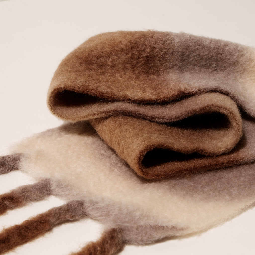 Goodee-Ezcaray-Tie-Dye Scarf - Color - Sandstone