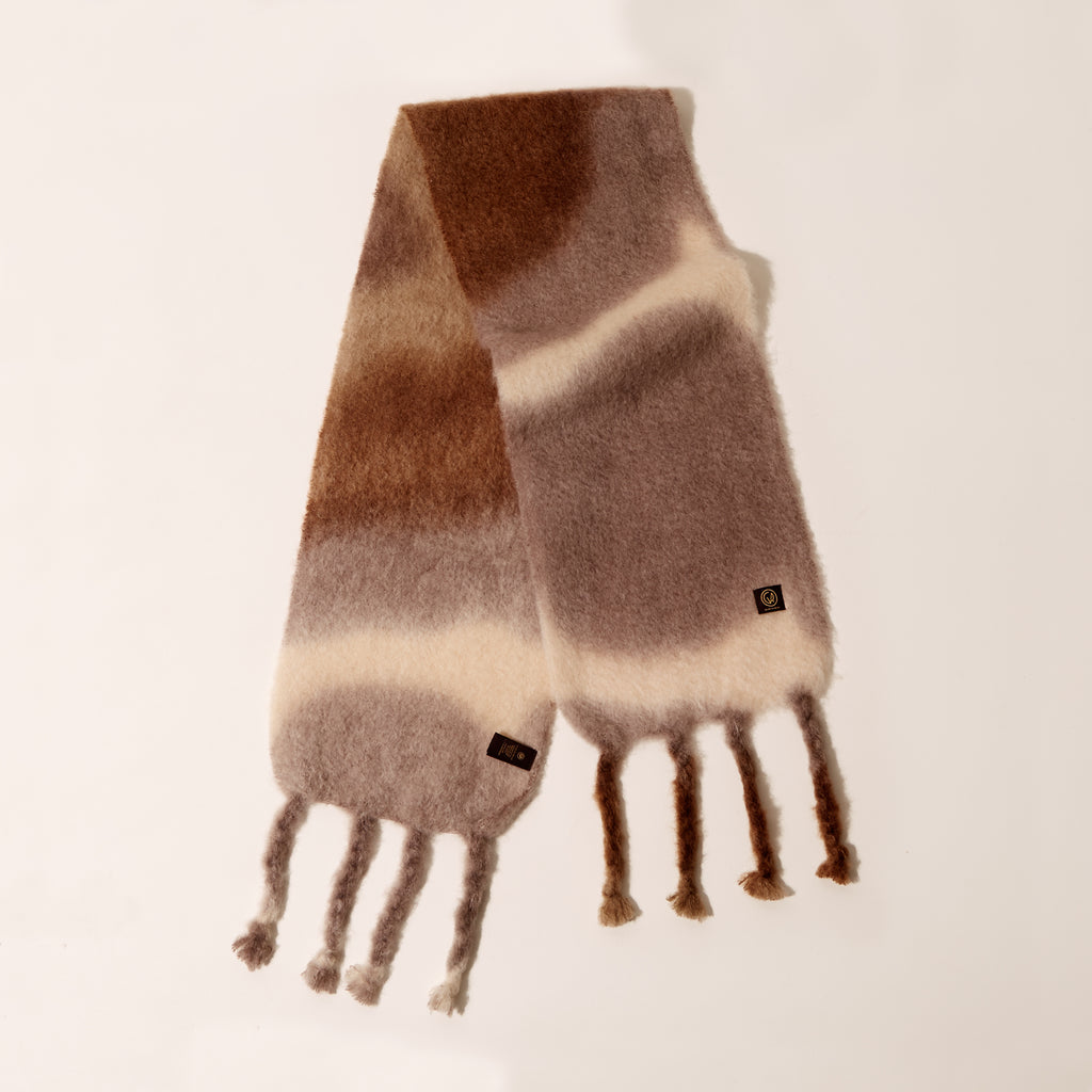 Goodee-Ezcaray-Tie-Dye Scarf - Color - Sandstone