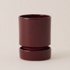 Goodee-Bergs Potter-Hoff Ø18 Planter - Color - Burgundy Glazed