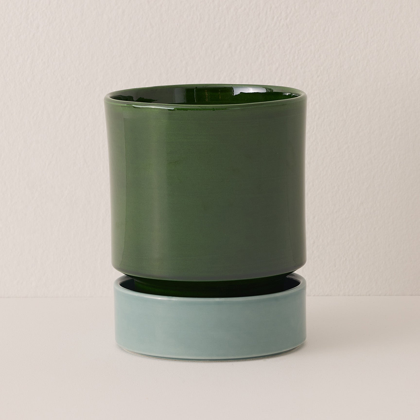 Goodee-Bergs Potter-Hoff Ø18 Saucer - Color - Misty Blue Glazed