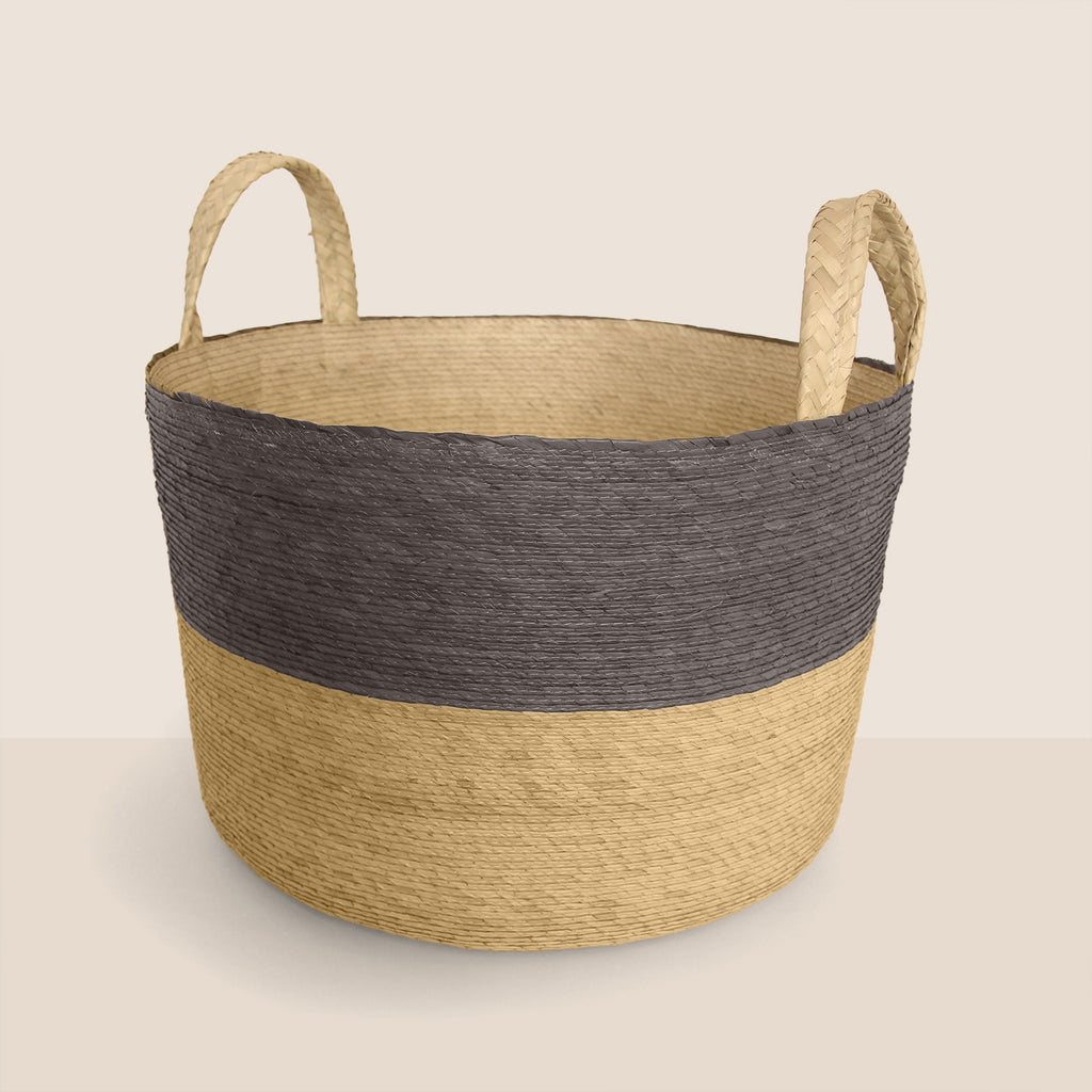 Goodee-Makaua-Short Tambo Basket - Color - Acero