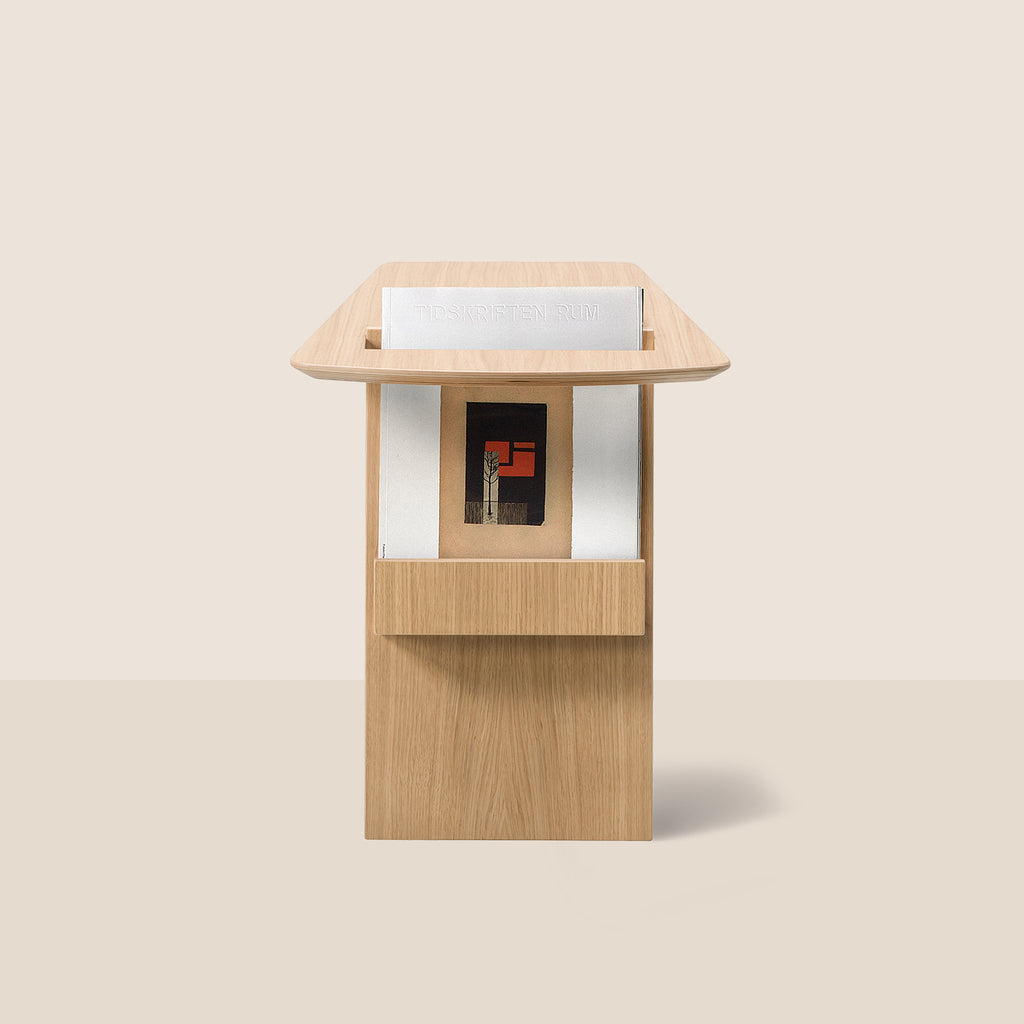 Goodee-Fredericia-Magazine Side Table - Color - Oak Lacquered