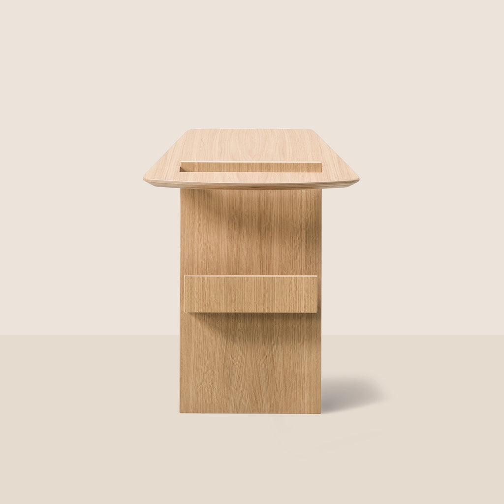 Goodee-Fredericia-Magazine Side Table - Color - Oak Lacquered