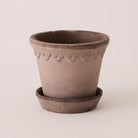 Goodee-Bergs Potter-Copenhagen Ø14 Planter & Saucer - Color - Raw Grey