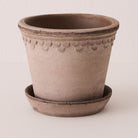 Goodee-Bergs Potter-Copenhagen Ø18 Planter & Saucer - Color - Raw Grey