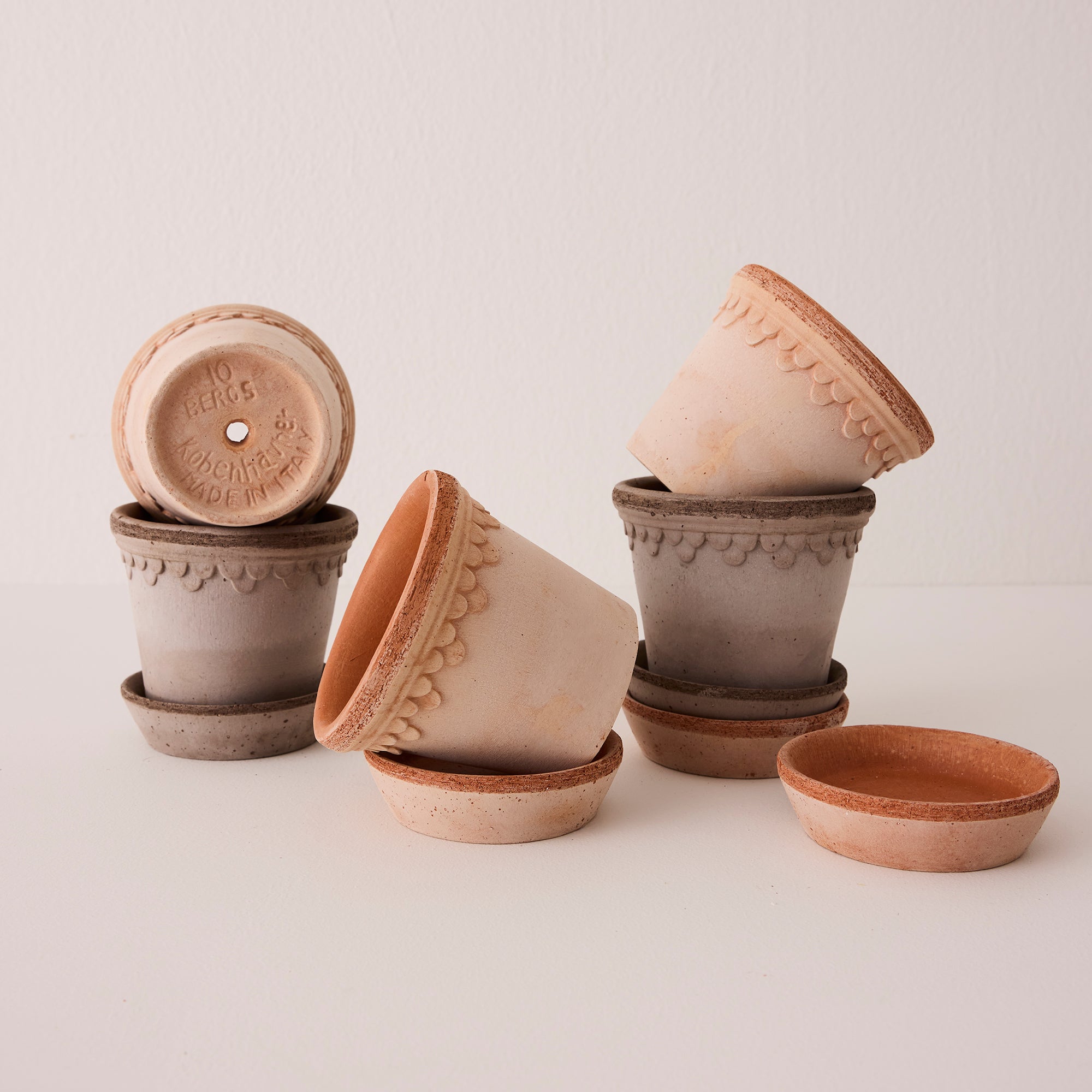 Goodee-Bergs Potter-Copenhagen Ø10 Planter & Saucer - Set of 3