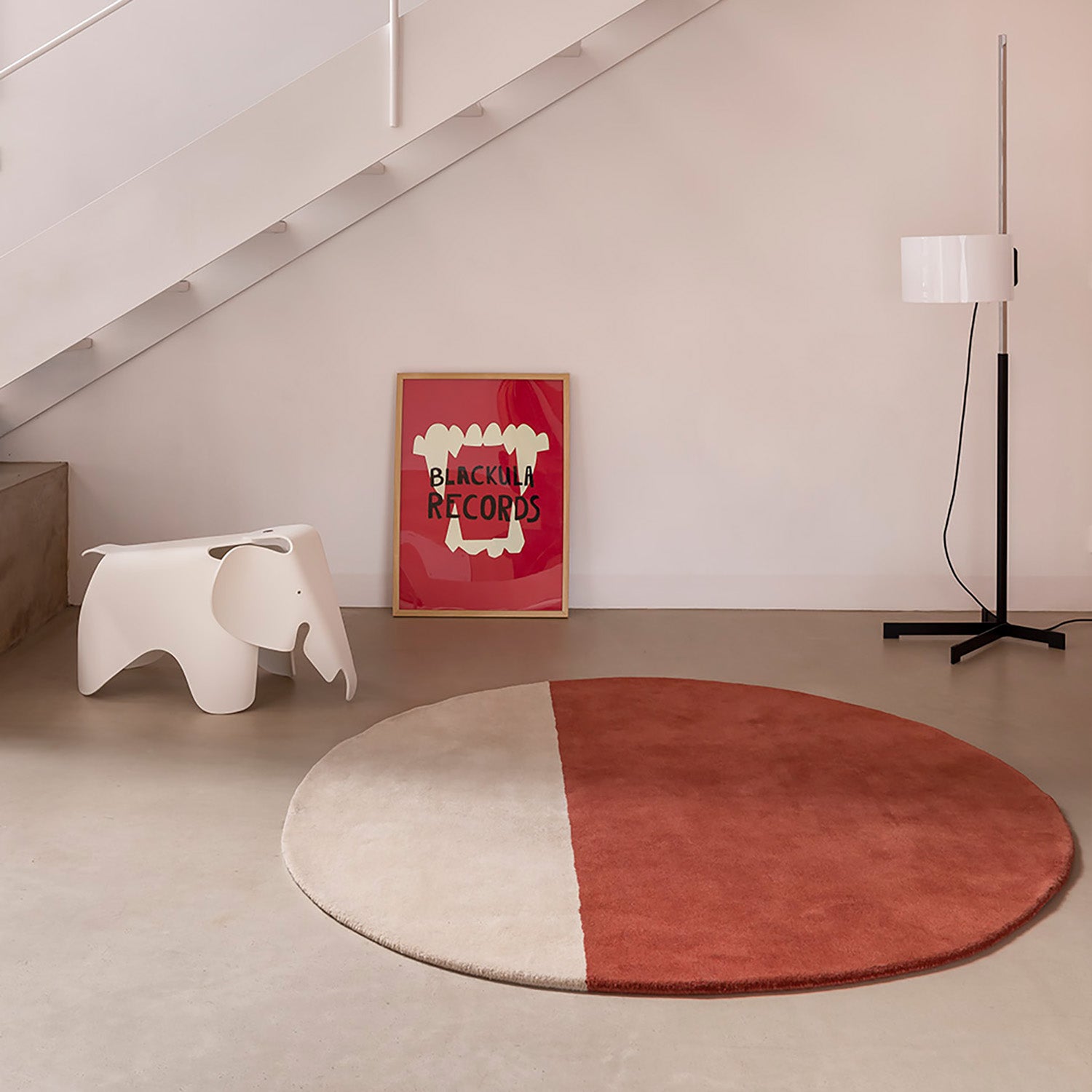 Goodee-Nanimarquina-Pearl Round Rug - Color - Brick