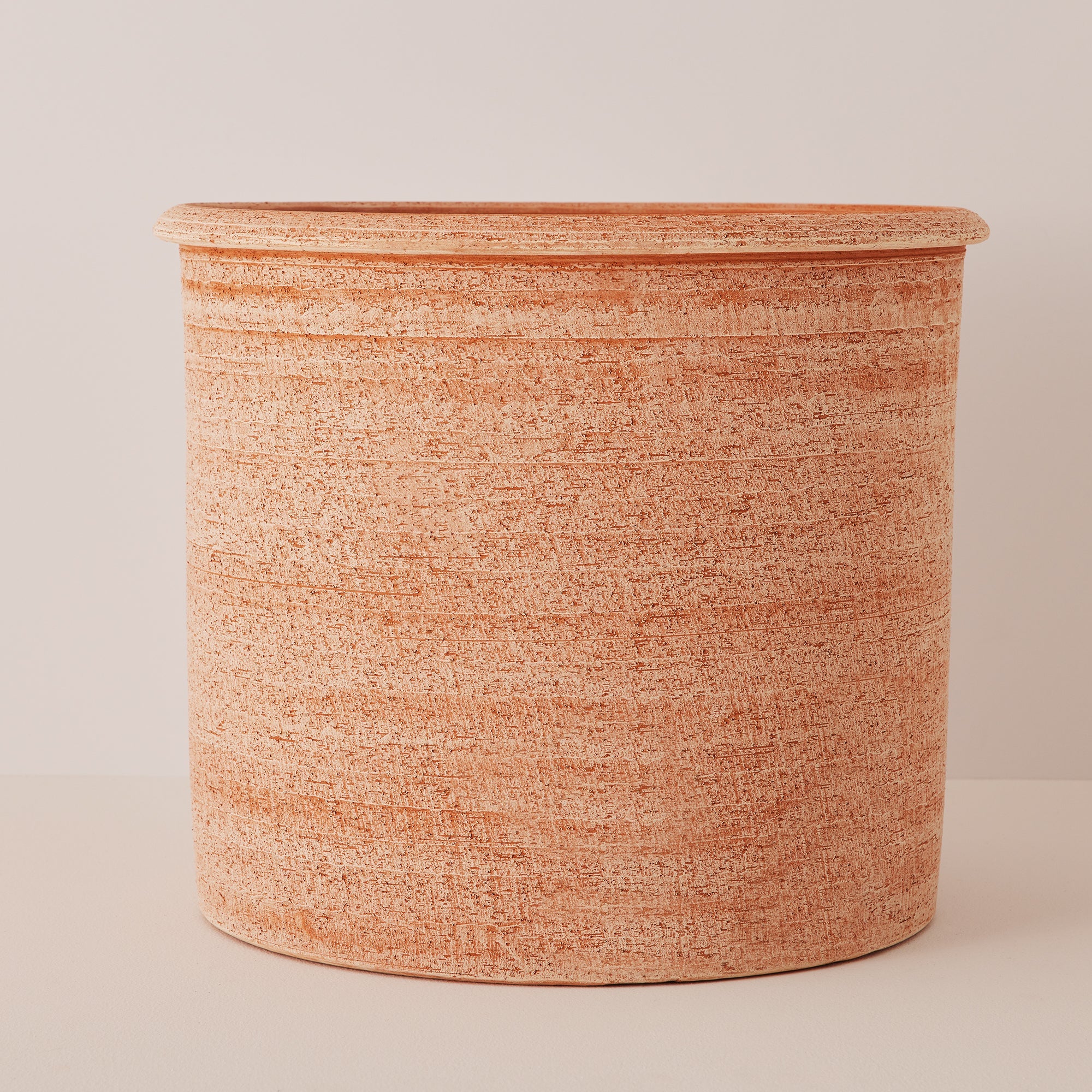 Goodee-Bergs Potter-Modena Ø35 Planter & Saucer - Color - Raw Rosa
