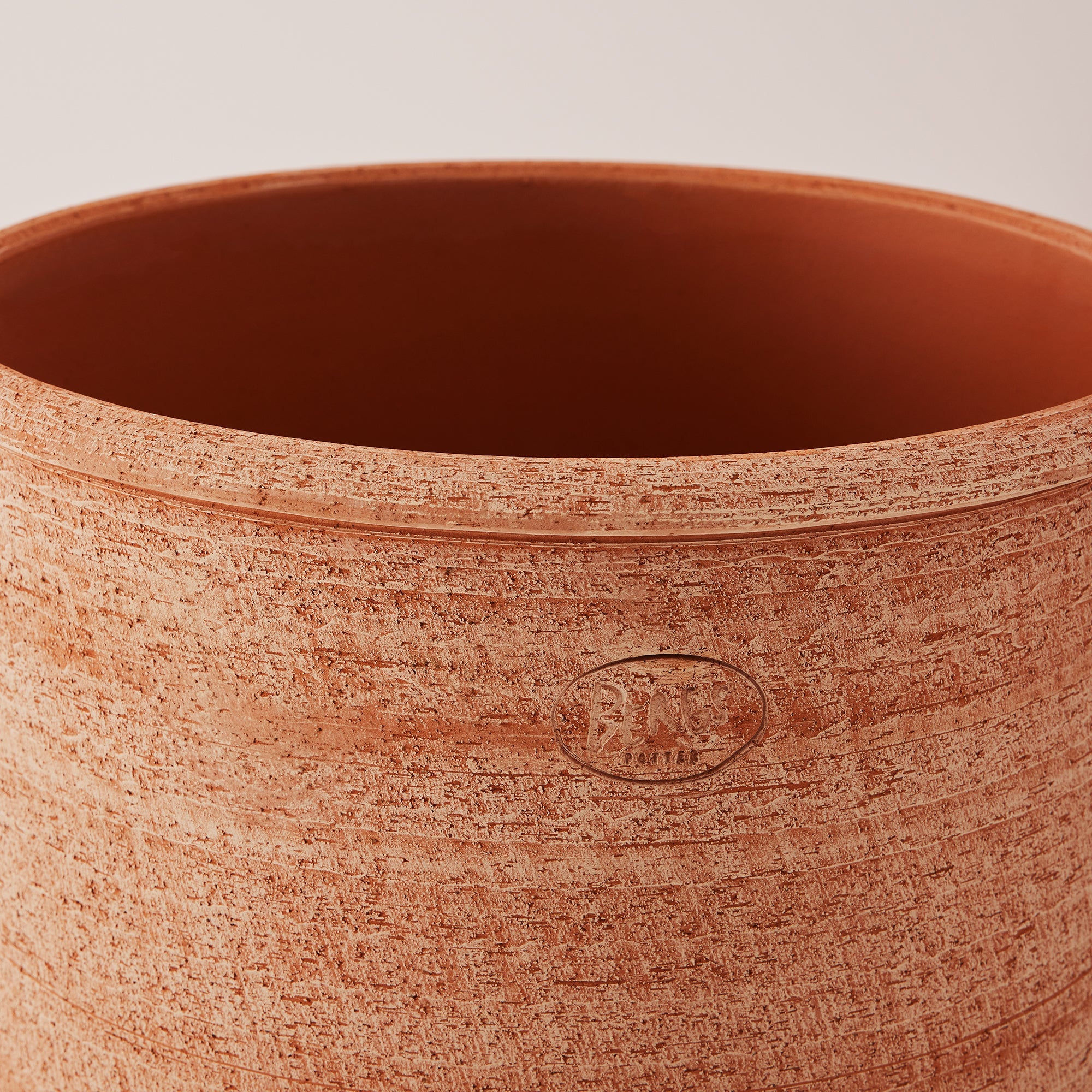 Goodee-Bergs Potter-Modena Ø35 Planter & Saucer - Color - Raw Rosa