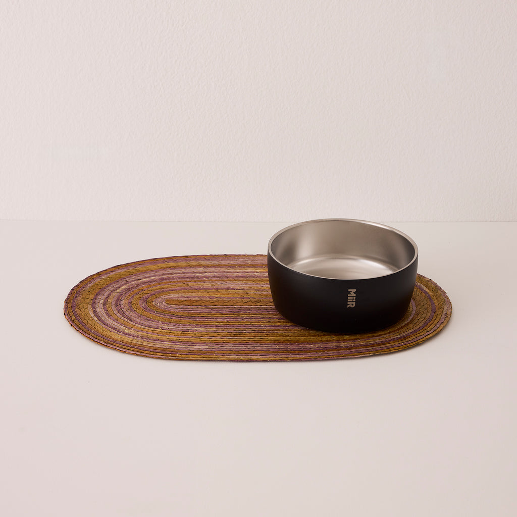 Goodee-Miir-Stainless Steel Dog Bowl - Color - Black