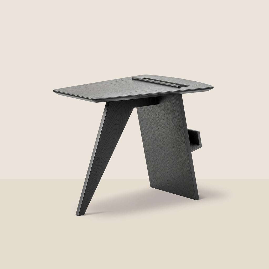 Goodee-Fredericia-Magazine Side Table - Color - Black Lacquered
