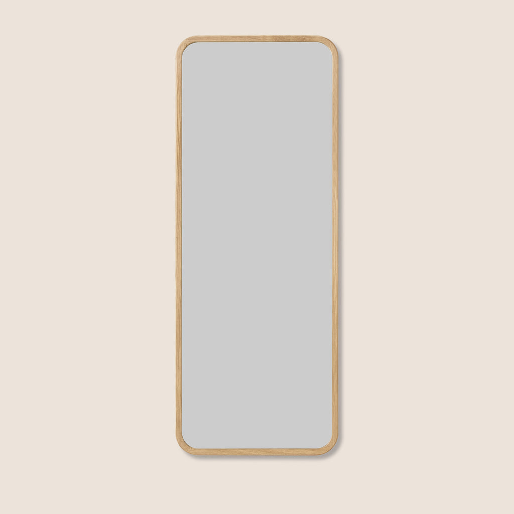 Goodee-Miroir rectangulaire Fredericia-Silhouette - Couleur - Chêne clair huilé