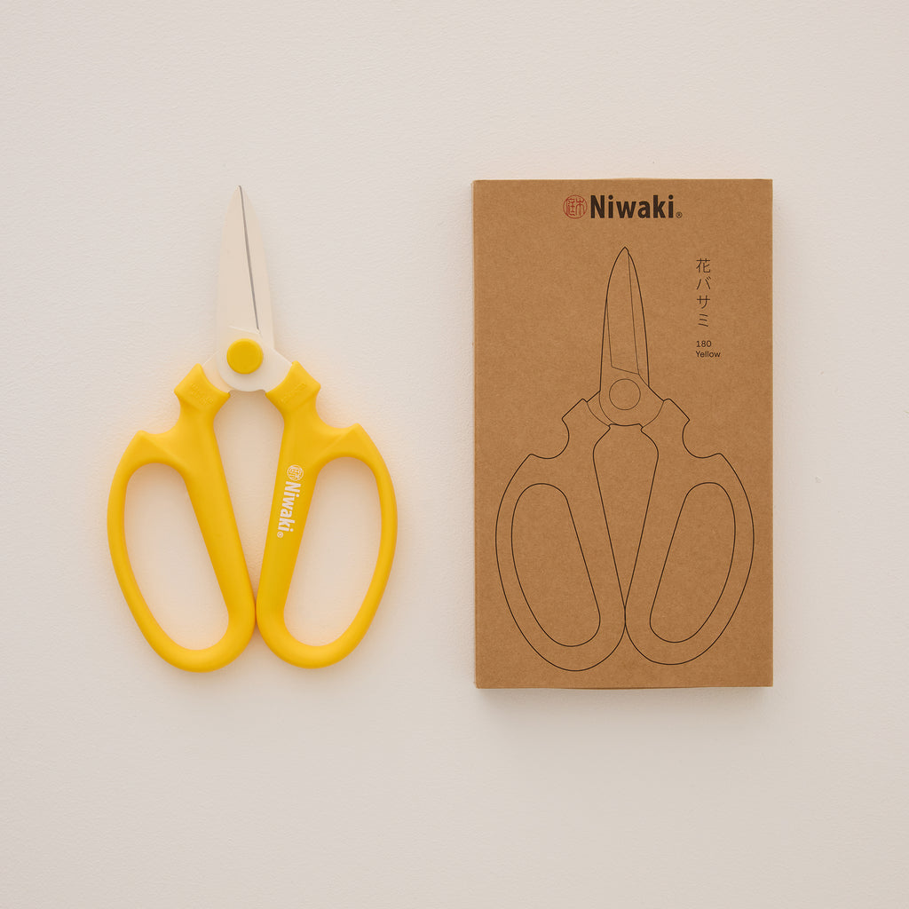 Goodee-Niwaki-Sakagen Flower Scissors - Color - Yellow