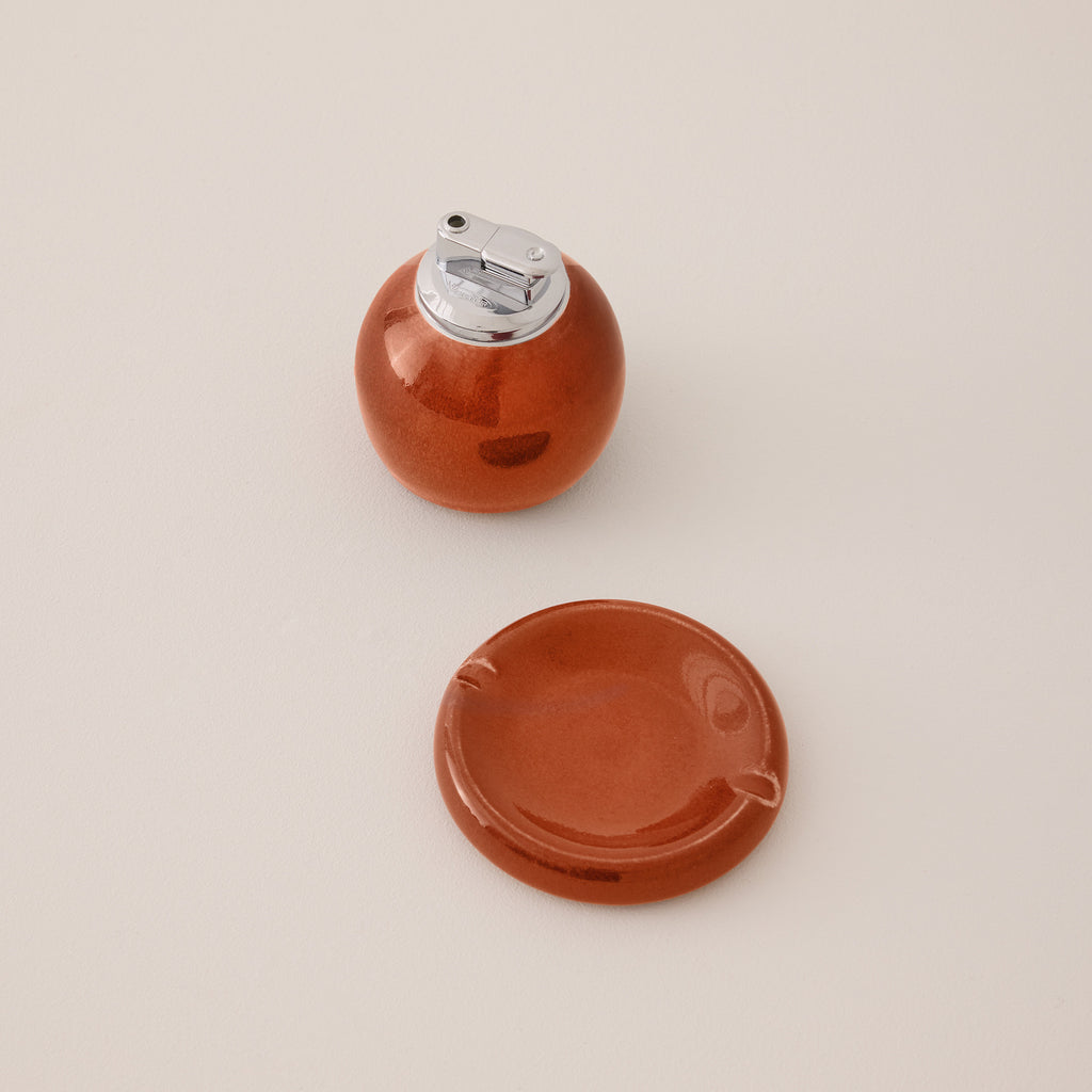 Goodee-Maison Ko x Olivia Snow Ceramics-Briquet en galets - Exclusif - Couleur - Rouille