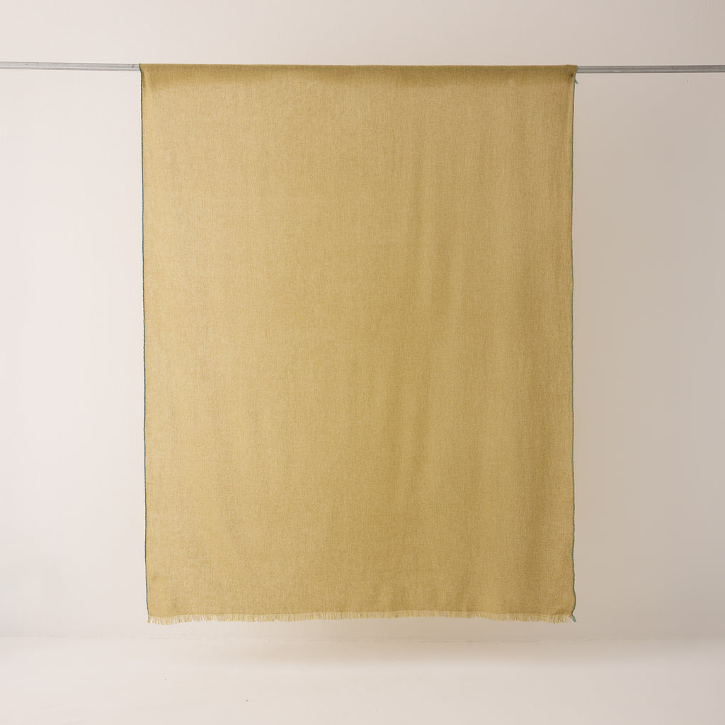 Goodee-Teixidors-Jazz Throw - Couleur - Vert olive pâle