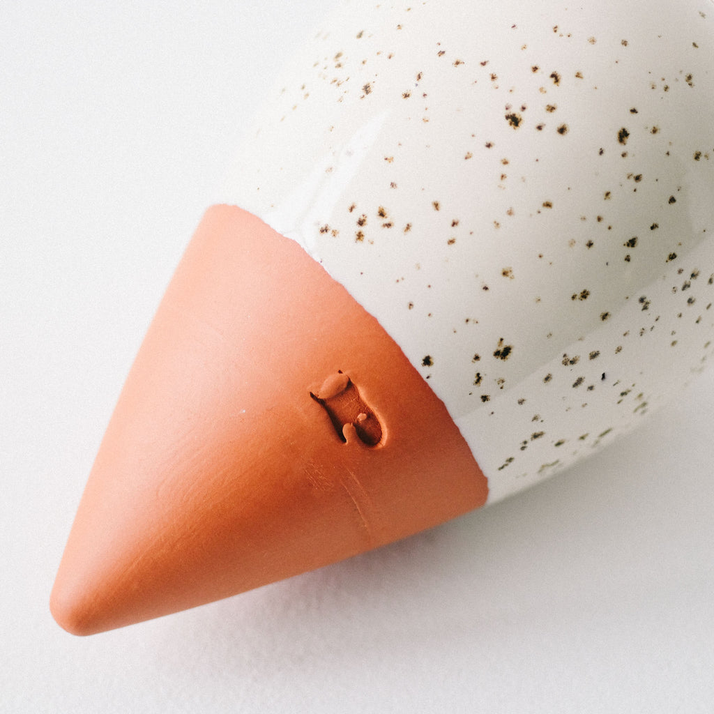 Goodee Pot autarcique - Glaze - Color - Speckled White