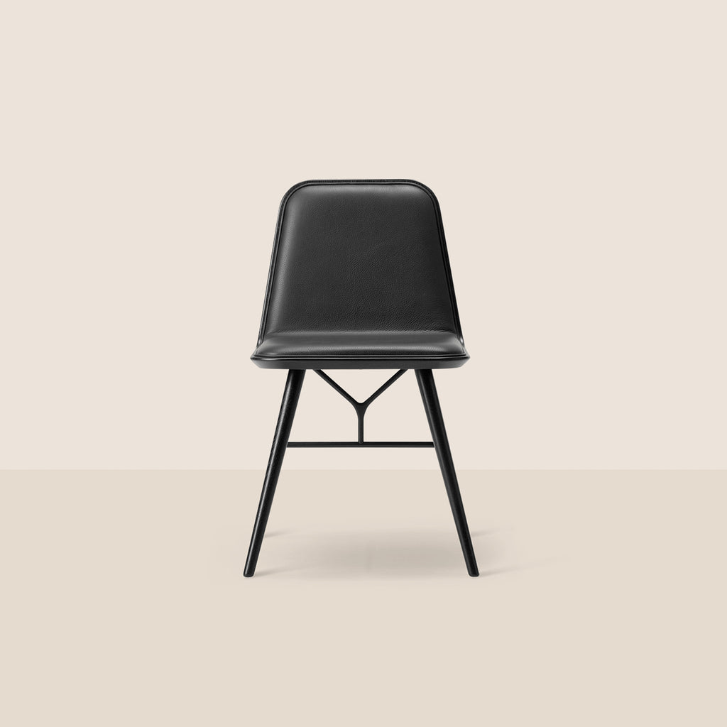 Goodee-Fredericia-Spine Chair - Color - Black Omni Leather