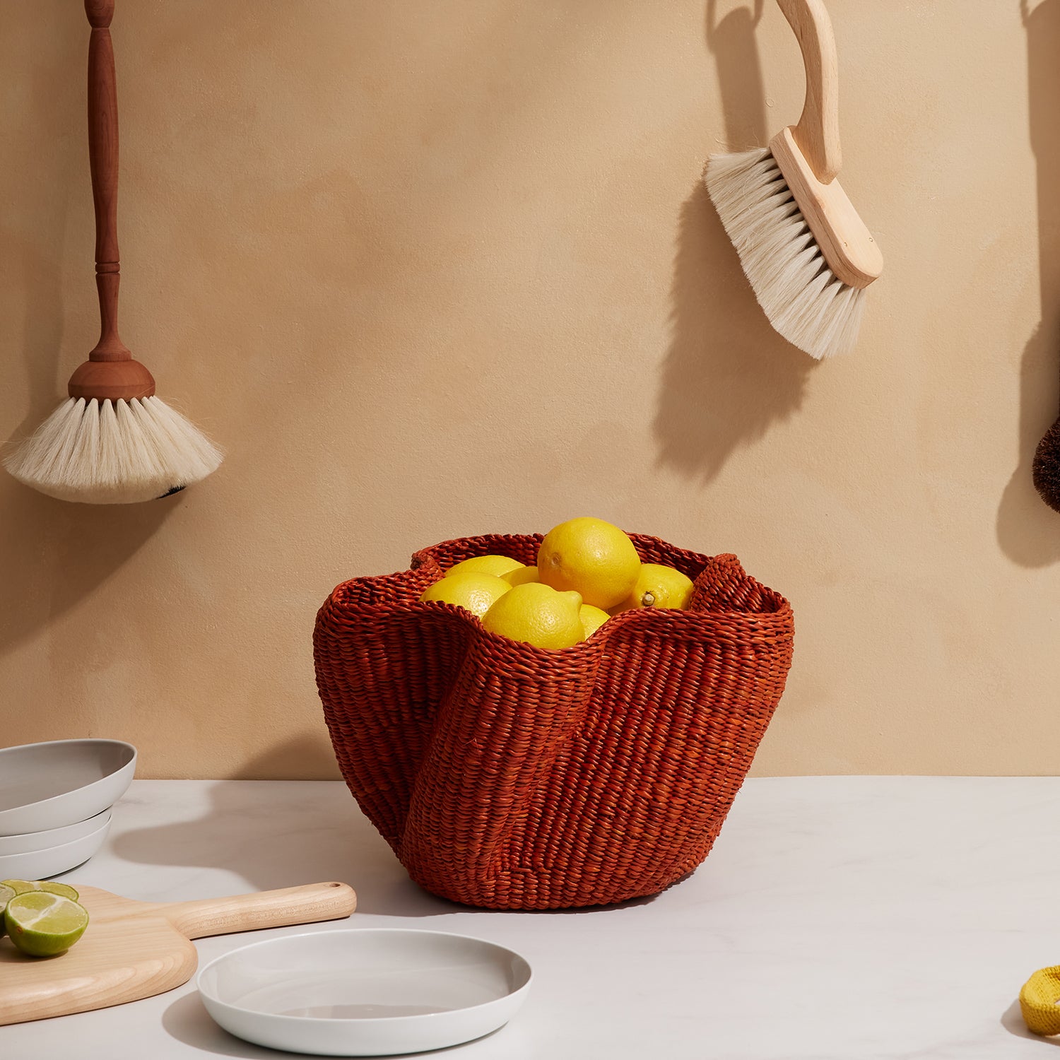 Goodee-Baba Tree-Tiny Pakurigo Basket - Color - Rust