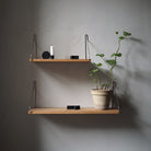 Goodee-Frama-Shelf Natural - Size - D20 W60 - Color - Steel