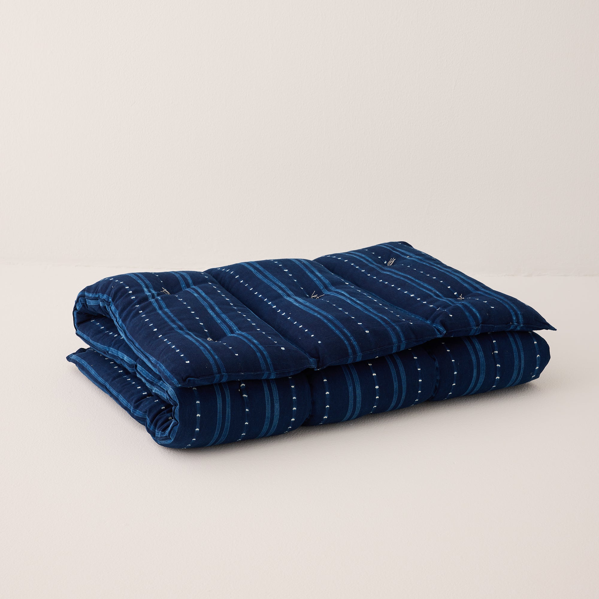 Goodee-Tensira-Kapok Mattress Bedroll - Color - Indigo Tie-Dye