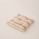 Goodee-Tensira-Chair Cushion - Color - Chocolate Brown & Black Stripe