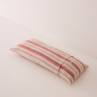 Goodee-Tensira-Kapok Lumbar Cushion - Color - Red & Black Stripe