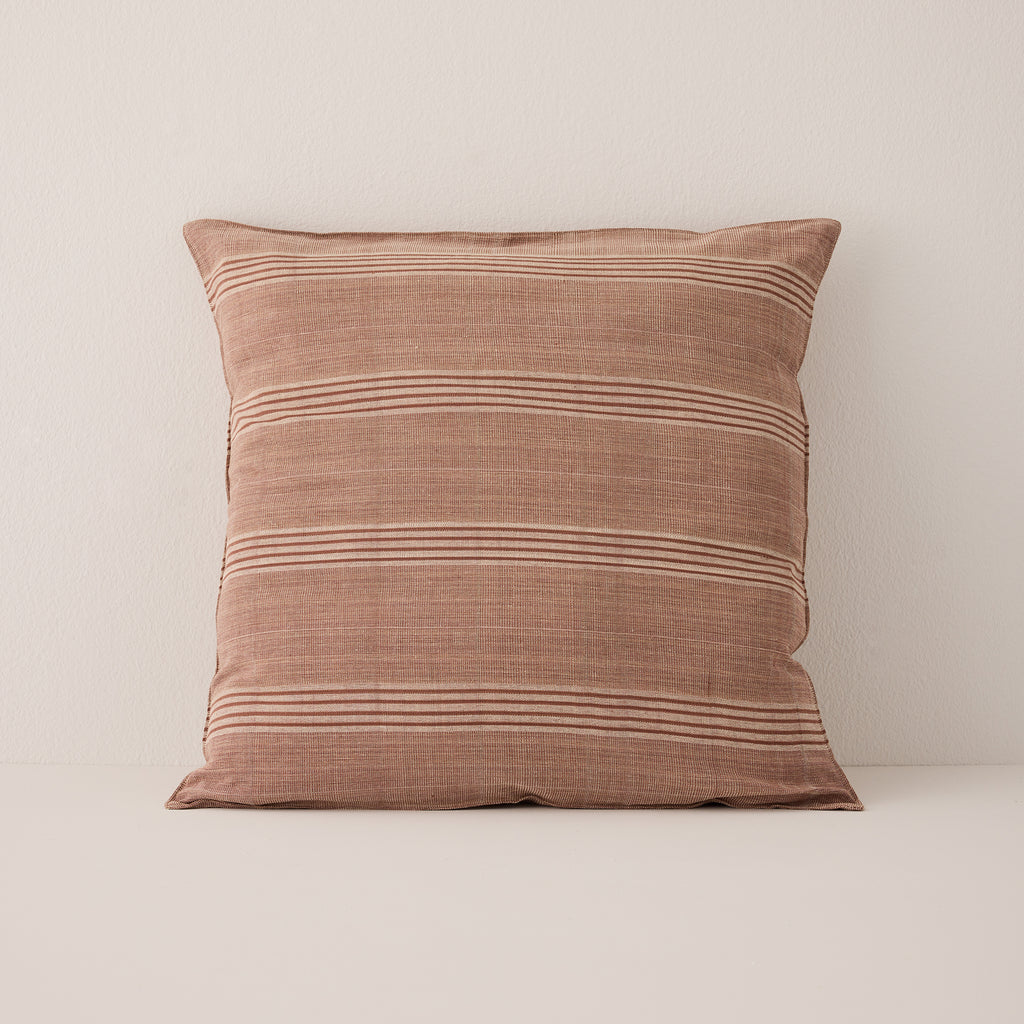Goodee-Tensira-Square Cushion - Color - Off-White & Brown