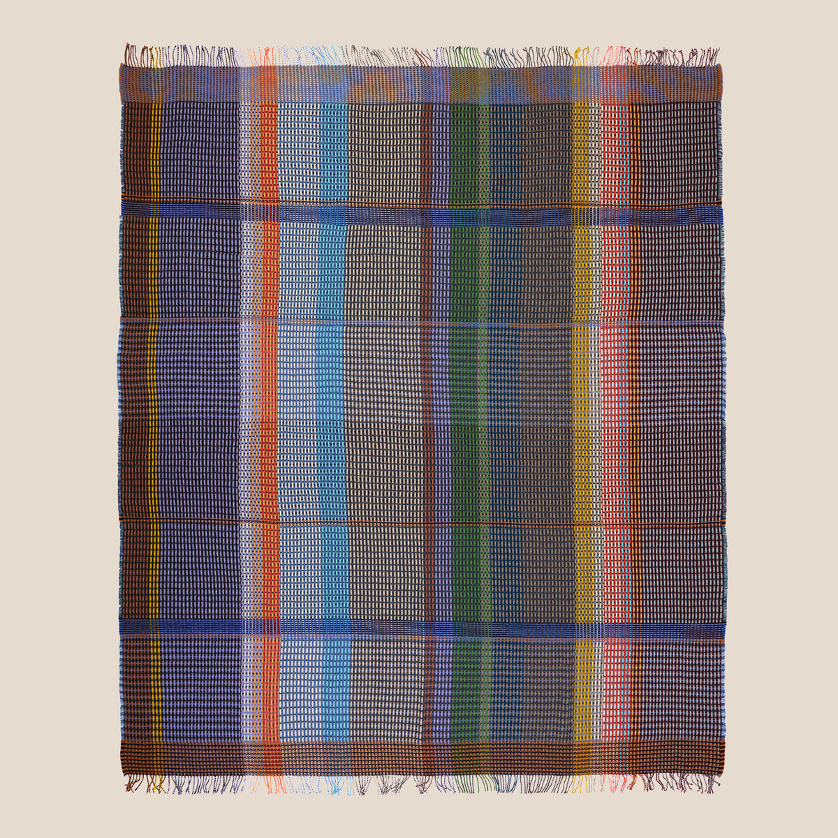 Lambswool Basket Throw - Color Hertha or Seacole