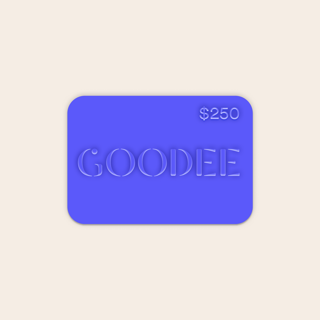 Goodee-Carte-cadeau virtuelle - Montant - 250 USD