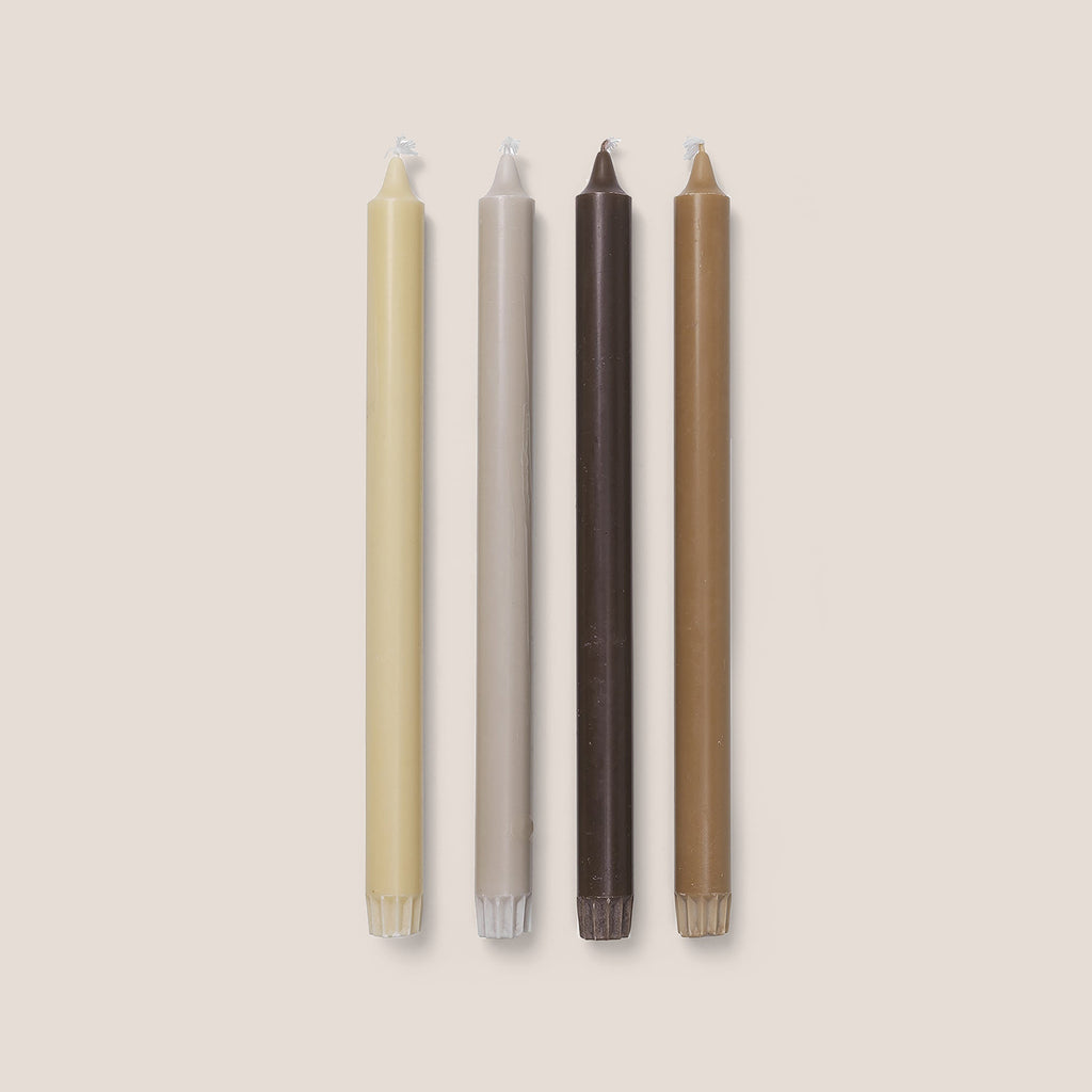 Goodee-Ferm Living-Bougies pures - Lot de 4 - Couleur - Mélange calme