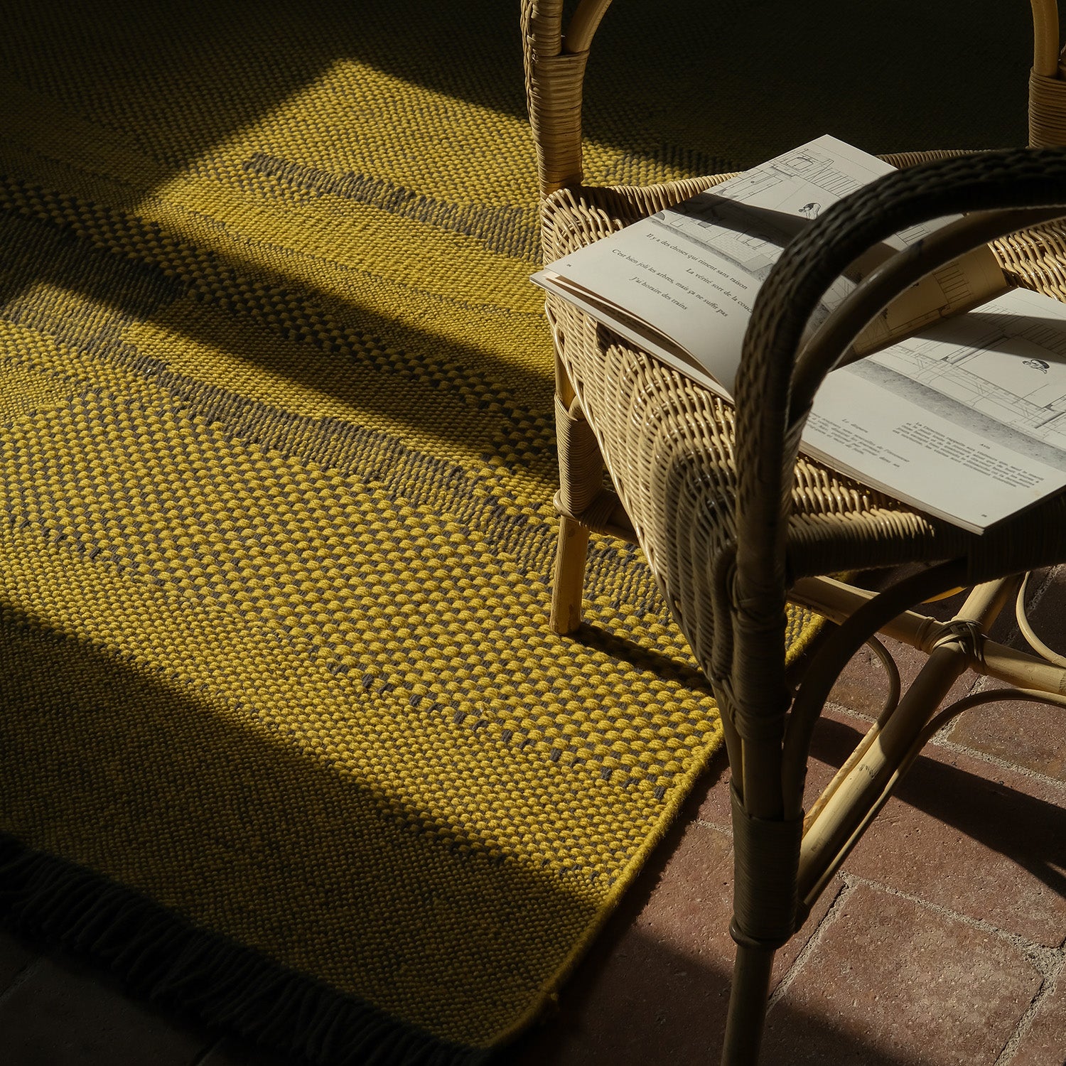 Goodee-Nanimarquina-Wabisabi Rug - Color -  Mustard
