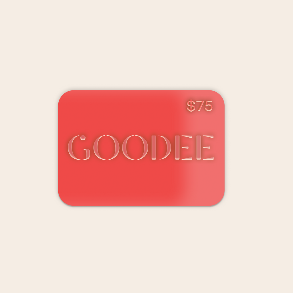 Goodee-Carte-cadeau virtuelle - Montant - $75 USD
