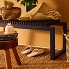 Goodee-Baba Tree-Tiny Pakurigo Wave Decor Basket - Color - Gold, Natural, & Rust