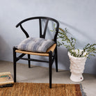 Goodee-Tensira-Chair Cushion - Color - Navy & Off-White Tartan