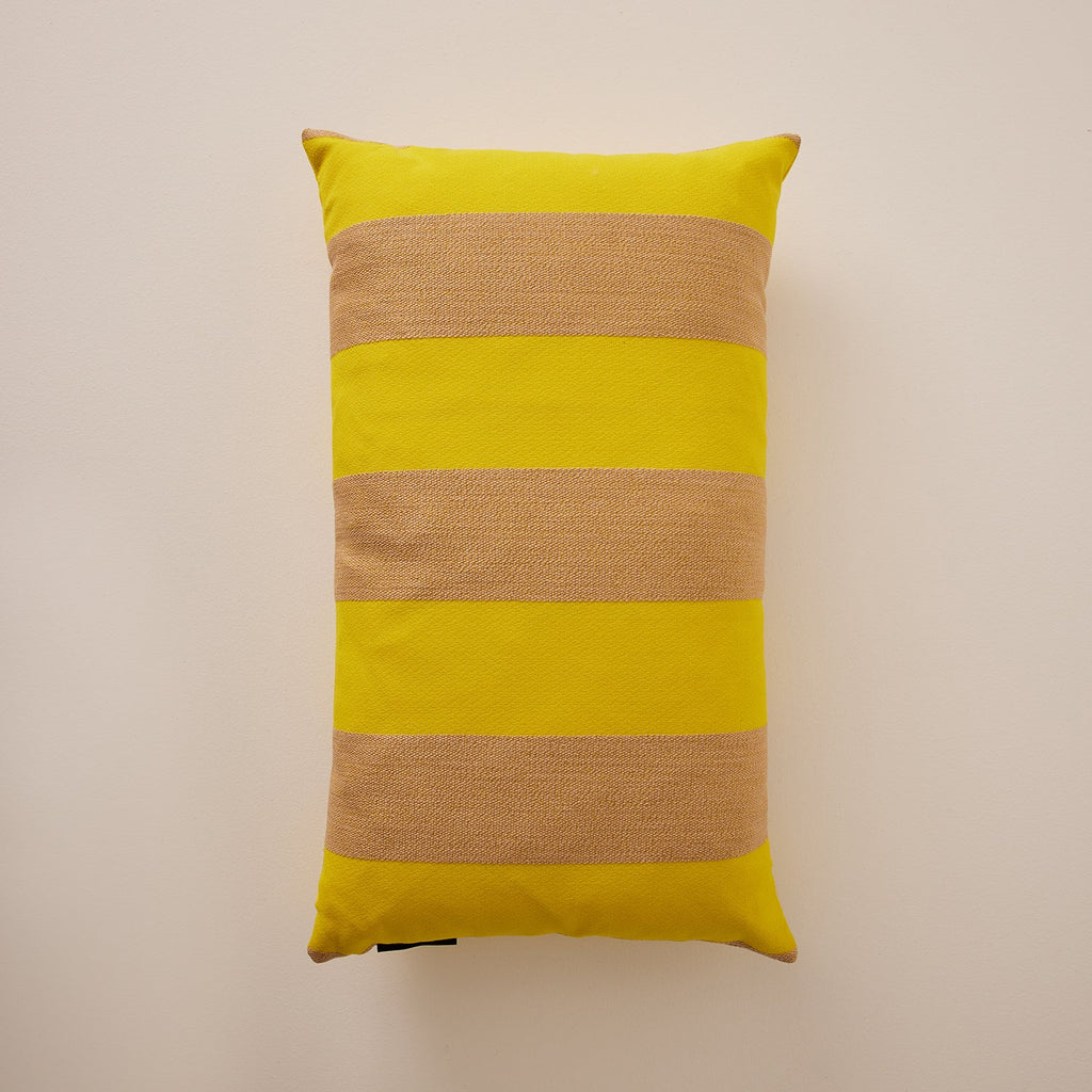 Goodee-Kvadrat/Raf Simons-Reflex Cushion - Color - Yellow & Beige