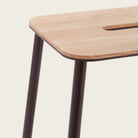 Goodee-Frama-Adam Stool - Color - Oak & Black