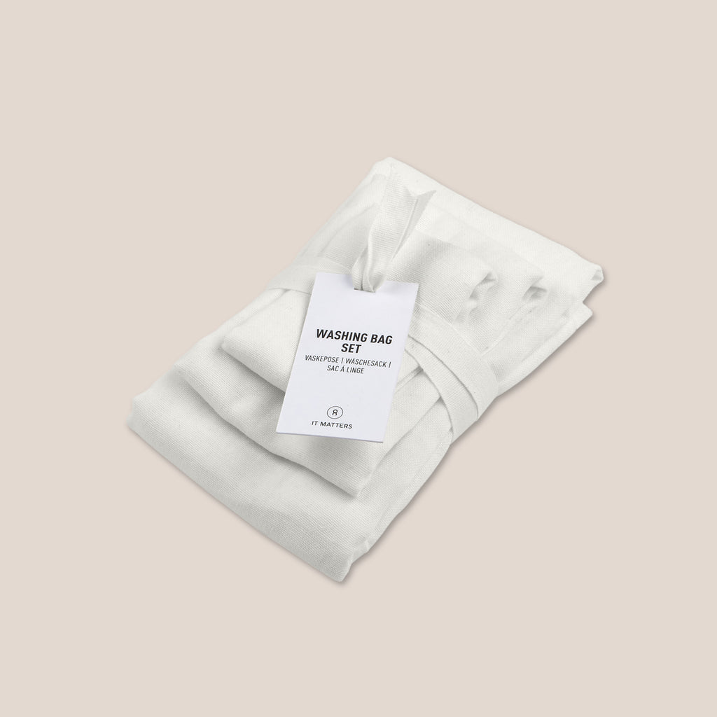 Goodee-The Organic Company-Washing Bag Set - Color - Natural White