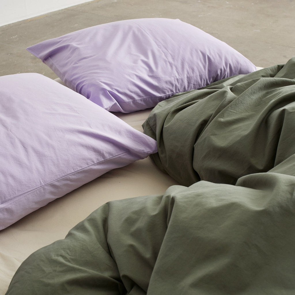 Goodee-Tekla-Duvet Cover - Color - Olive Green