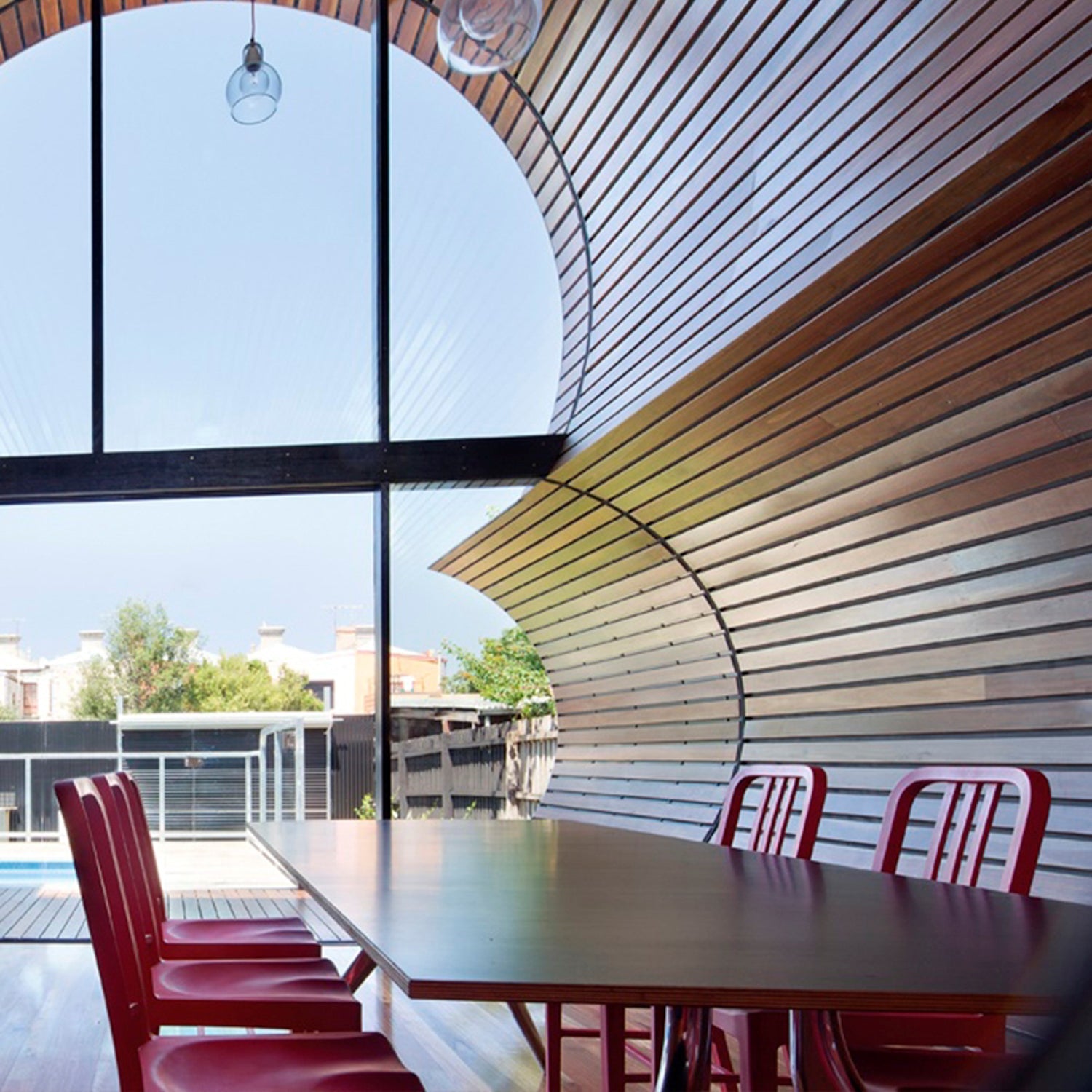 Goodee-Emeco-111 Navy Chair - Color - Red