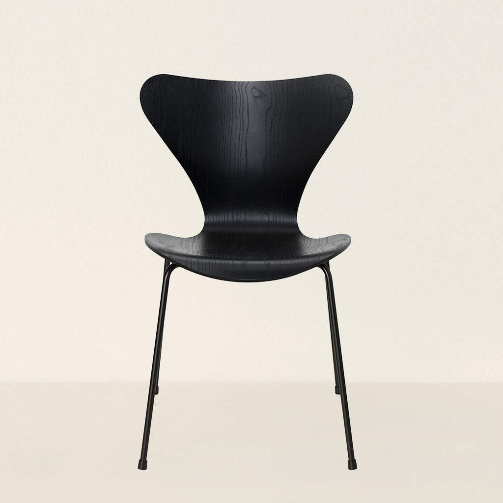 Series 7 Chair, Coloured Ash - Color - Black