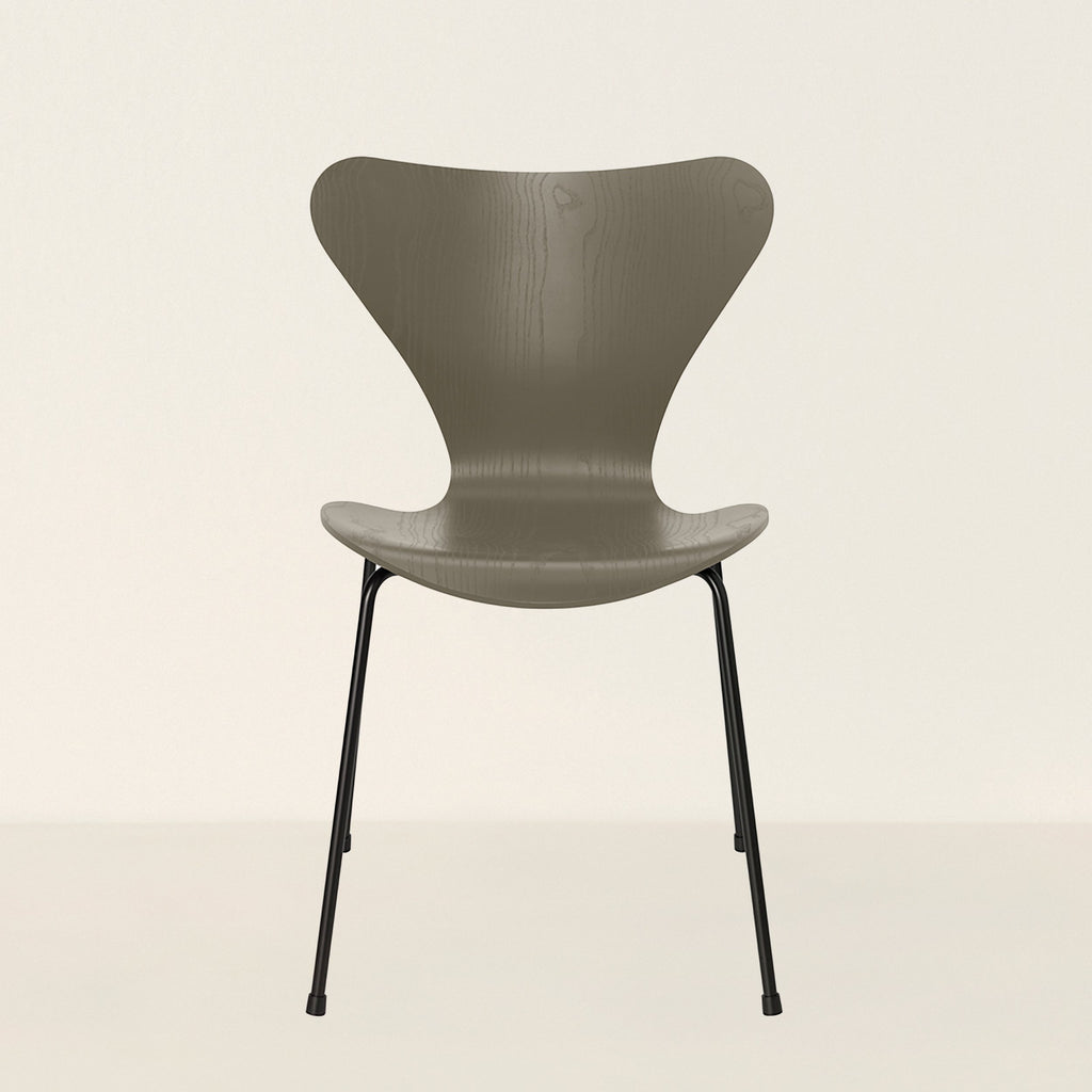 Series 7 Chair, Coloured Ash - Color - Olive Green