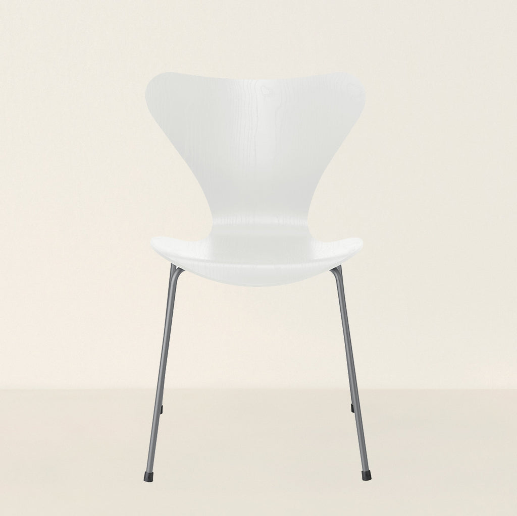 Series 7 Chair, Coloured Ash - Color - White
