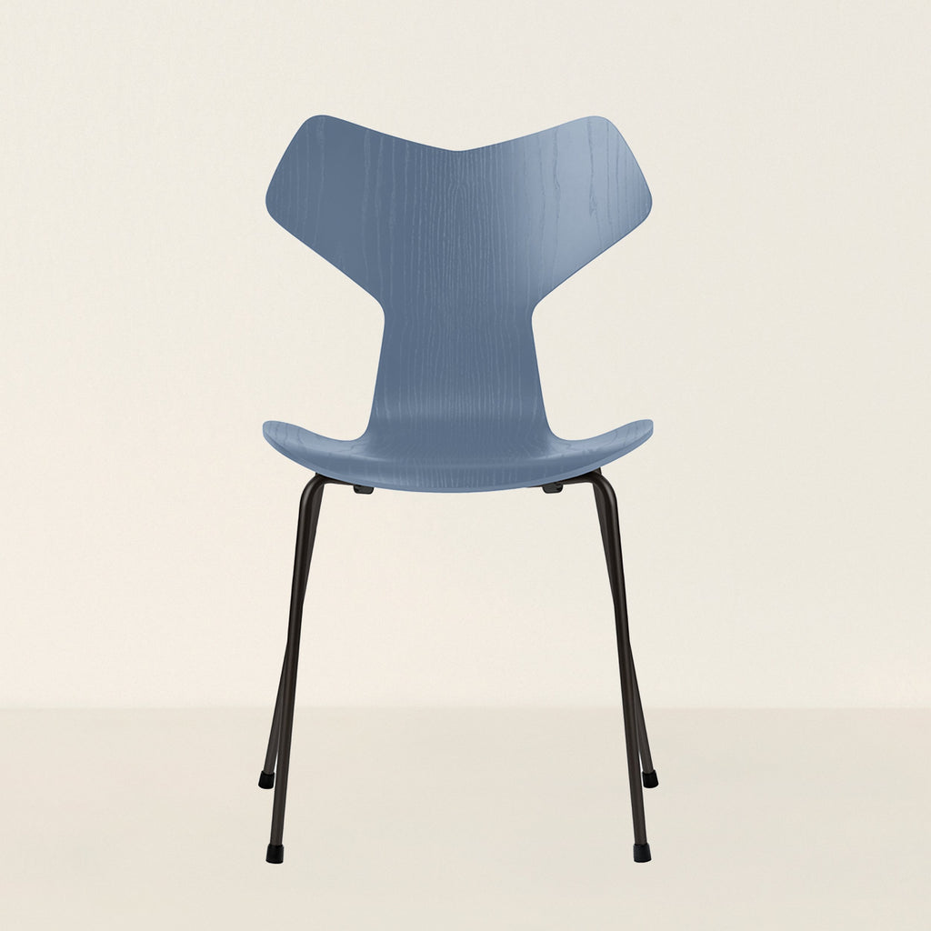 Grand Prix Chair, Coloured Ash - Color - Dusk Blue
