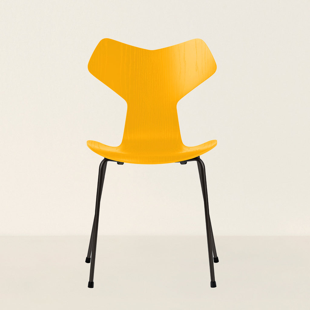 Grand Prix Chair, Coloured Ash - Color - True Yellow